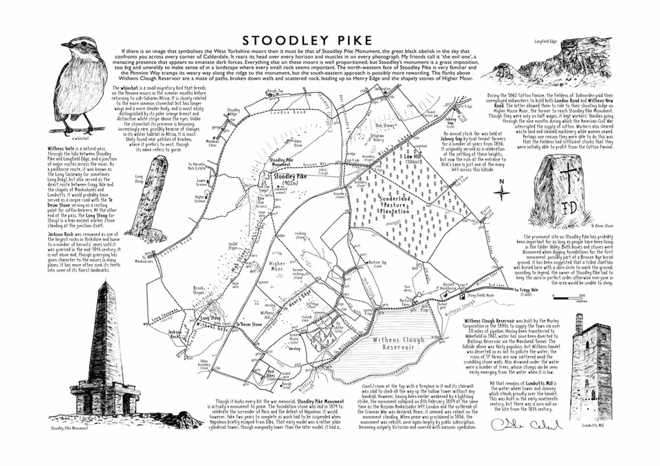 Art Print: Stoodley Pike
